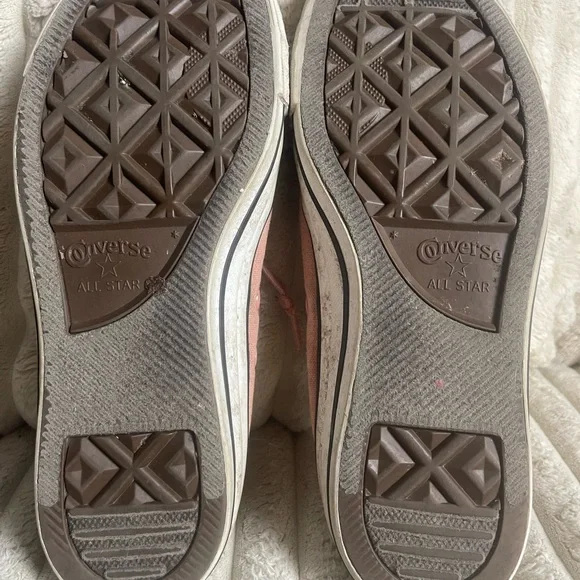 Converse All Star Sneakers in Pink and White - Picture 4 of 7